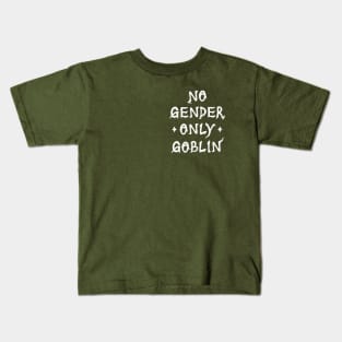 No Gender Only Goblin Kids T-Shirt